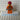 Minifig cty0041 - Construction Worker - Orange Zipper, Safety Stripes, Orange Arms, Orange Legs, Dark Bluish Gray Hips, Red Construction Helmet